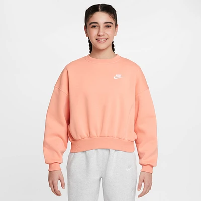 Nike Sportswear Club Fleece Girls' Boxy Crew-Neck Sweatshirt