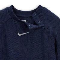 Nike ReadySet Baby (0-9M) Cable Knit Coverall