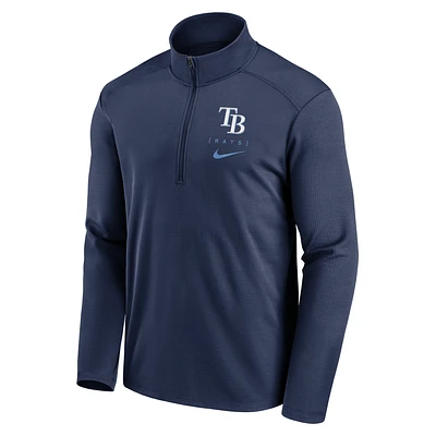 Tampa Bay Rays Franchise Logo Pacer Men's Nike Dri-FIT MLB 1/2-Zip Jacket