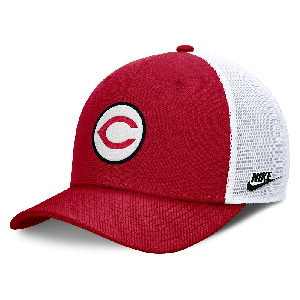 Cincinnati Reds Cooperstown Rise Men's Nike Dri-FIT MLB Trucker Adjustable Hat