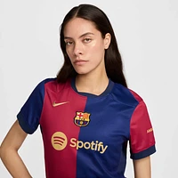 FC Barcelona 2024/25 Stadium Home Women's Nike Dri-FIT Soccer Replica Jersey