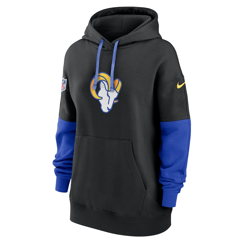 Los Angeles Rams Sideline Essential Women's Nike NFL Pullover Hoodie