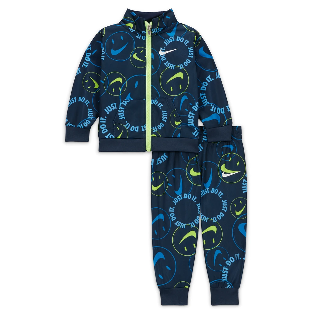 Nike Smiley Swoosh Printed Tricot Set Baby Tracksuit