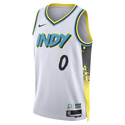 Tyrese Haliburton Indiana Pacers 2024/25 City Edition Men's Nike Dri-FIT NBA Swingman Jersey