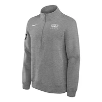 Army Black Knights Rivalry Sideline Club Men's Nike College 1/2-Zip Crew