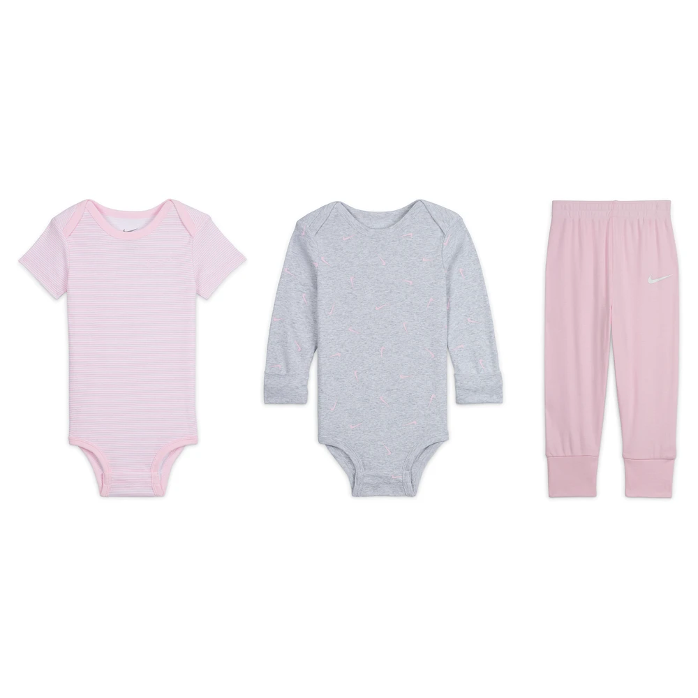 Nike Baby Essentials (12-24M) 3-Piece Bodysuit Set