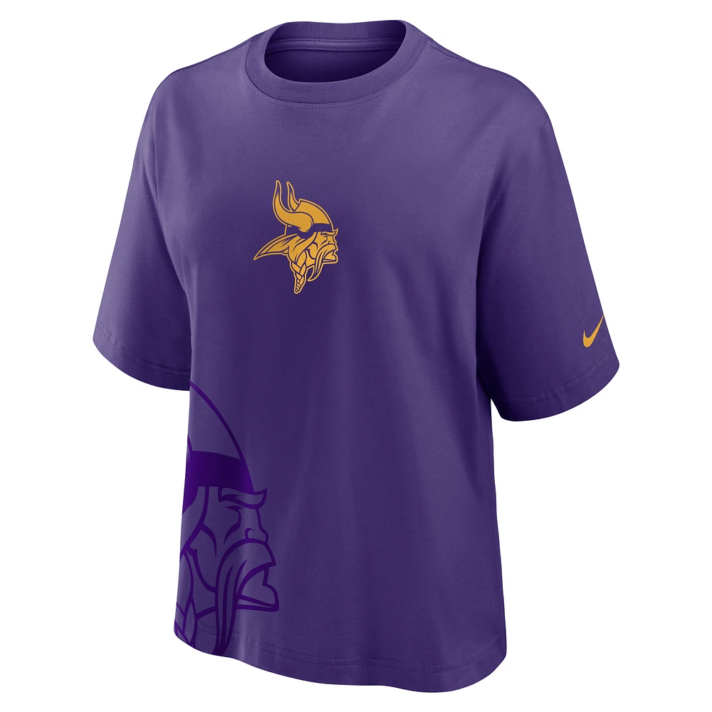 Minnesota Vikings Boxy Women's Nike NFL T-Shirt