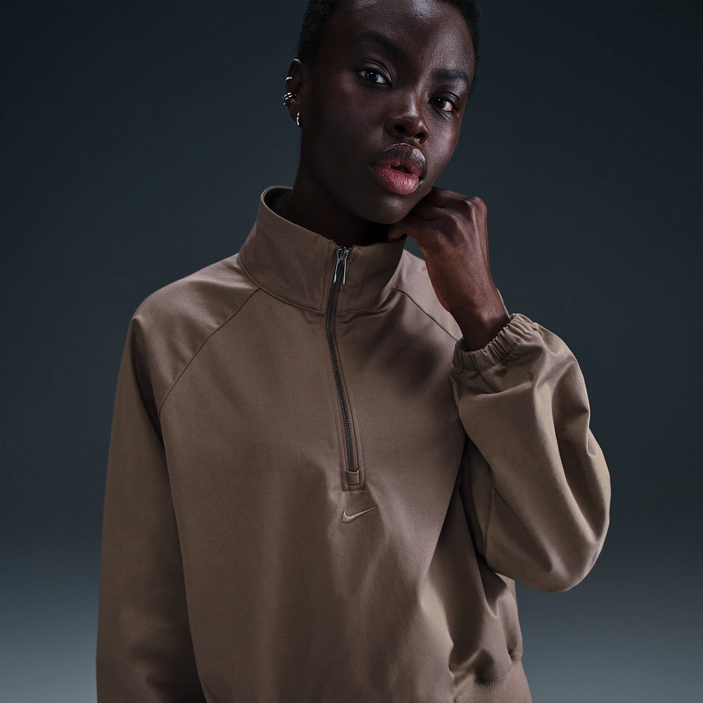 Nike Sportswear Collection Women's Oversized Twill 1/4-Zip Top