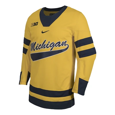 Michigan Men's Nike College Hockey Jersey