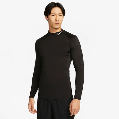 Nike Pro Men's Dri-FIT Fitness Mock-Neck Long-Sleeve Top