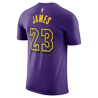 LeBron James Los Angeles Lakers Essential City Edition Men's Nike NBA T-Shirt