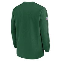 New York Jets Sideline Logo Coach Men’s Nike NFL Long-Sleeve Top