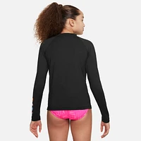 Nike Swim Charms Big Kids' (Girls') Long-Sleeve Hydroguard