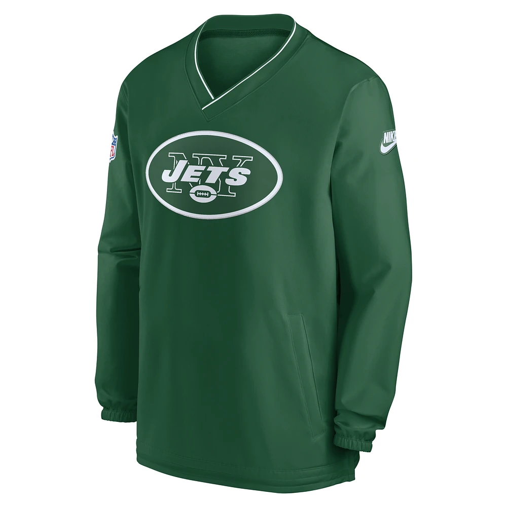 New York Jets Logo Men's Nike NFL Long-Sleeve Windshirt