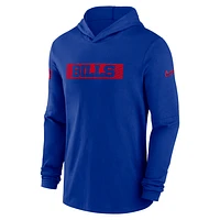 Buffalo Bills Sideline Men's Nike Dri-FIT NFL Long-Sleeve Hooded Top