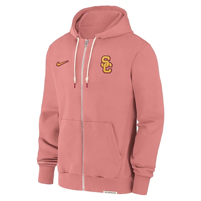 USC Trojans Sideline Player Men's Nike Dri-FIT College Full-Zip Hoodie