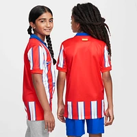 Atlético Madrid 2024/25 Stadium Home Big Kids' Nike Dri-FIT Soccer Replica Jersey