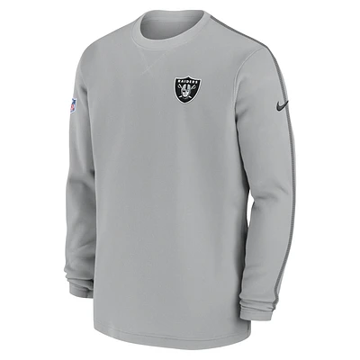 Las Vegas Raiders Sideline Coach Men’s Nike NFL Long-Sleeve Top