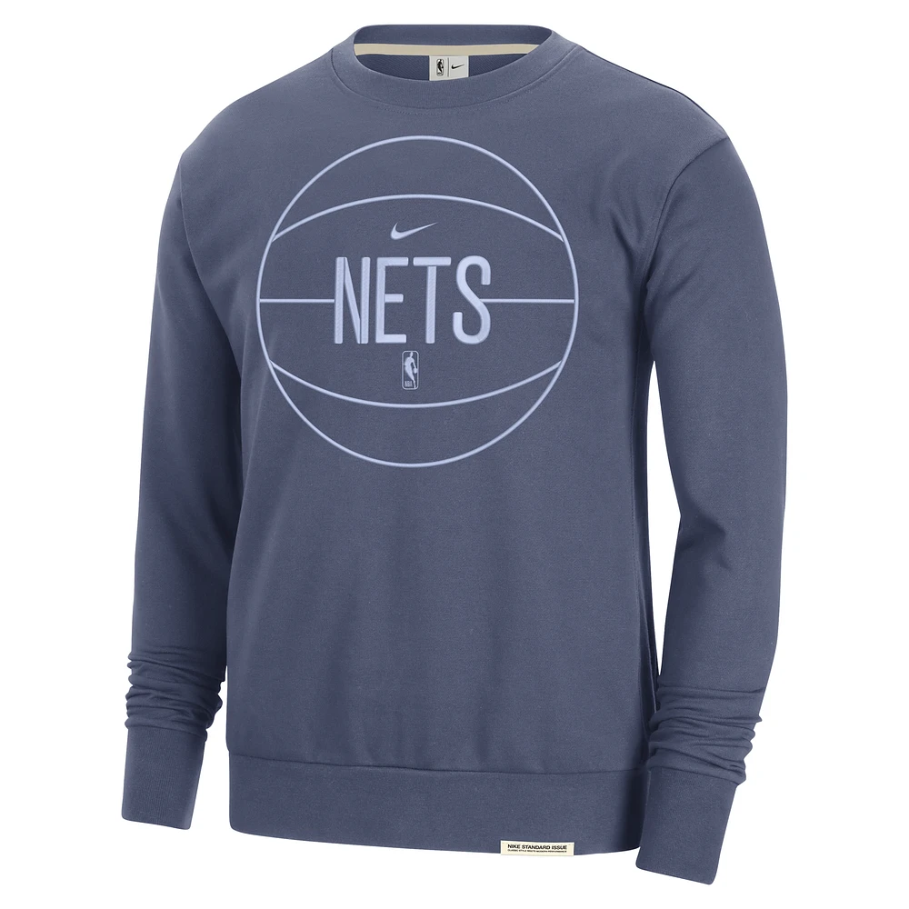 Brooklyn Nets Standard Issue Men's Nike Dri-FIT NBA Sweatshirt