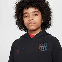 FC Barcelona Away Big Kids' Nike Soccer Graphic Pullover Hoodie