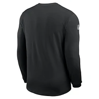 Las Vegas Raiders Sideline Coach Men's Nike Dri-FIT NFL Long-Sleeve Top