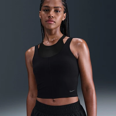 Nike One Fitted Women's Dri-FIT Cropped Tank Top