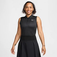 Nike Victory Women's Dri-FIT Sleeveless Striped Golf Polo