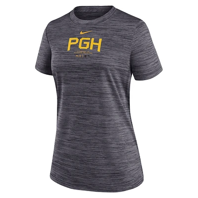 Pittsburgh Pirates Authentic Collection City Connect Practice Velocity Women's Nike Dri-FIT MLB T-Shirt