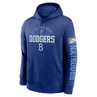 Brooklyn Dodgers Cooperstown Splitter Club Men’s Nike MLB Pullover Hoodie