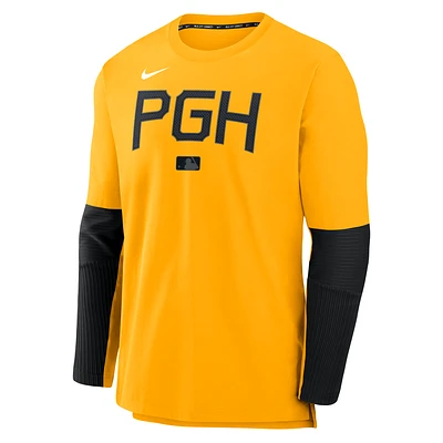 Pittsburgh Pirates Authentic Collection City Connect Player Men's Nike Dri-FIT MLB Pullover Jacket