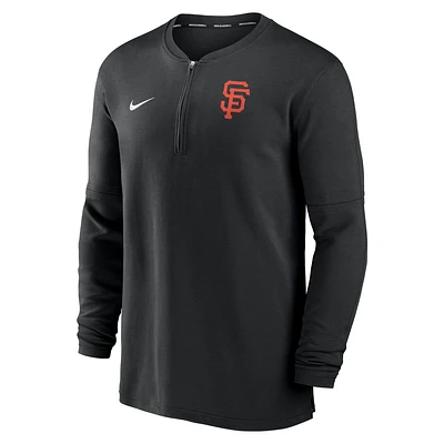 San Francisco Giants Authentic Collection Game Time Men's Nike Dri-FIT MLB 1/2-Zip Long-Sleeve Top