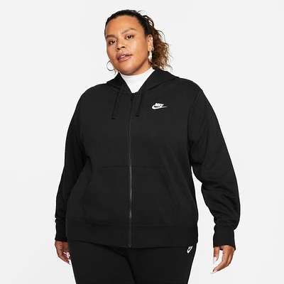 Nike Sportswear Club Fleece Women's Full-Zip Hoodie (Plus Size)