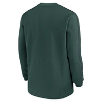 Michigan State Spartans Sideline Coach Men's Nike College Long-Sleeve Top