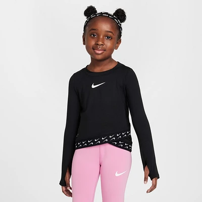 Nike Dri-FIT All Day Play Little Kids' Hemmed T-Shirt