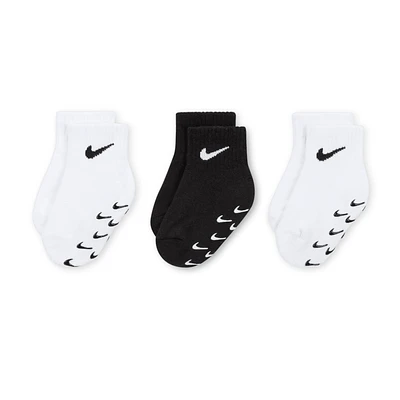 Nike Baby (12-24M)/Toddler Gripper Ankle Socks (3 Pairs)