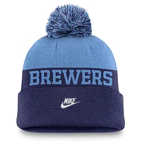 Milwaukee Brewers Rewind Peak Men's Nike MLB Cuffed Pom Beanie