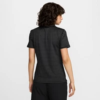 Nike Victory Women's Dri-FIT Short-Sleeve Striped Golf Polo