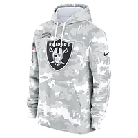 Las Vegas Raiders Salute to Service Primary Edge Club Men's Nike NFL Pullover Hoodie