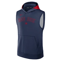 Boston Red Sox Authentic Collection Men’s Nike Dri-FIT MLB Sleeveless Pullover Hoodie