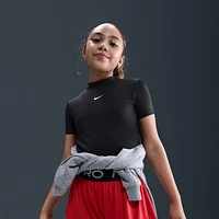 Nike Pro Girls' Dri-FIT Short-Sleeve Top