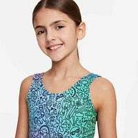 Nike Swim Doodle Big Kids' (Girls') U-Back One-Piece Swimsuit