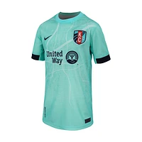 Debinha de Oliveira KC Current 2025 Stadium Away Big Kids' Nike Dri-FIT NWSL Replica Jersey
