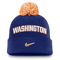 Washington Nationals Peak Men's Nike MLB Cuffed Pom Beanie