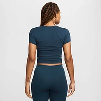 Nike Sportswear Chill Knit Women's Short-Sleeve Square-Neck Top