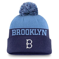 Brooklyn Dodgers Rewind Peak Men's Nike MLB Cuffed Pom Beanie