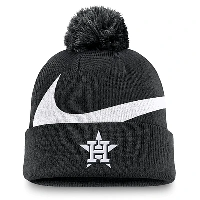 Houston Astros Peak Men's Nike MLB Cuffed Pom Beanie