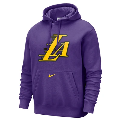 Los Angeles Lakers Club City Edition Men's Nike NBA Fleece Pullover Hoodie