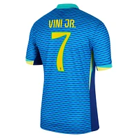 Vini Jr. Brazil National Team 2024 Stadium Away Men's Nike Dri-FIT Soccer Jersey