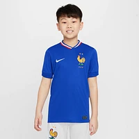 FFF (Men's Team) 2024/25 Stadium Home Big Kids' Nike Dri-FIT Soccer Replica Jersey