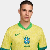 Brazil 2024 Stadium Home Men's Nike Dri-FIT Soccer Replica Jersey